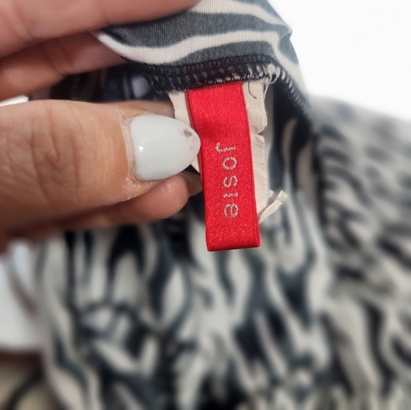 Natorie Josie vintage zebra stretchy midi sleepwear / dress size medium - Picture 4 of 9